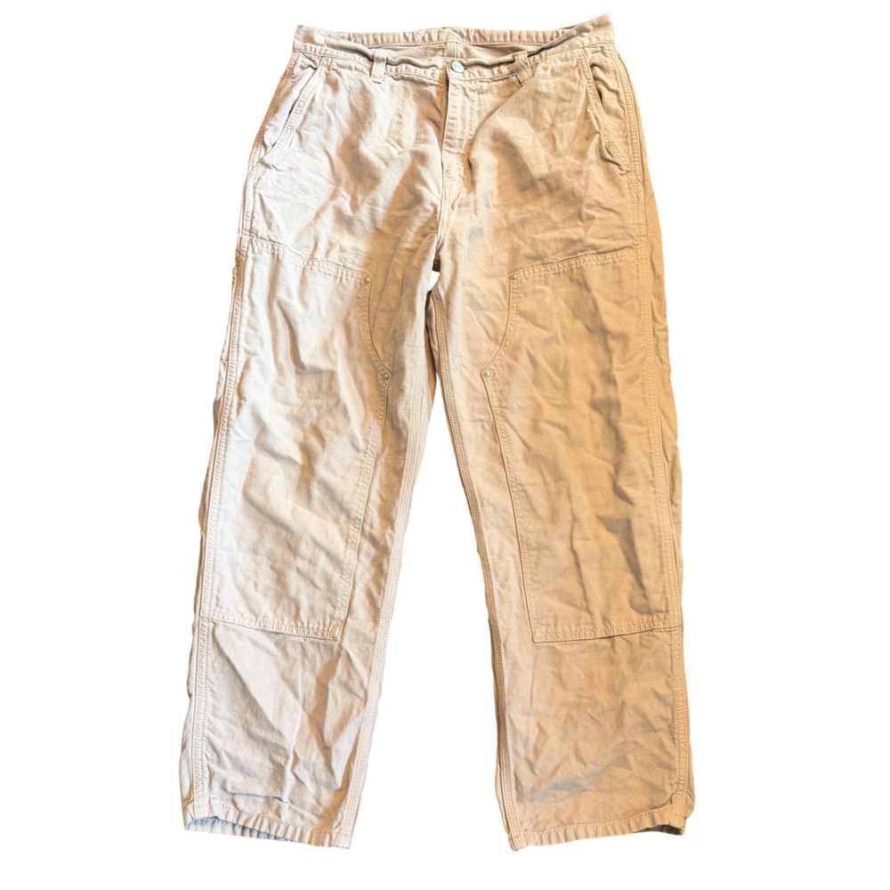Carhartt WIP Walter Double Knee Pants Light Pink Canvas Mens Small I033580